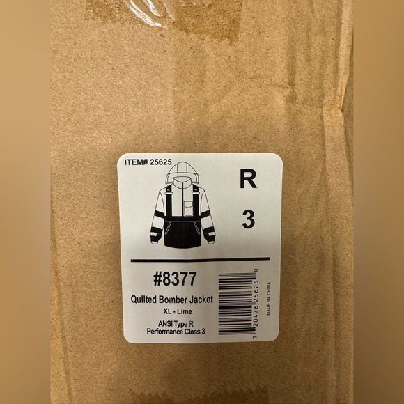 NIB ergodyne quilted bomber work coat - Picture 5 of 5